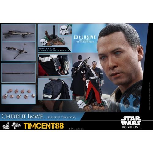 핫토이즈 Ready! Hot Toys MMS403 Rogue One A Star Wars Chirrut imwe Imwe Donnie Yen Deluxe