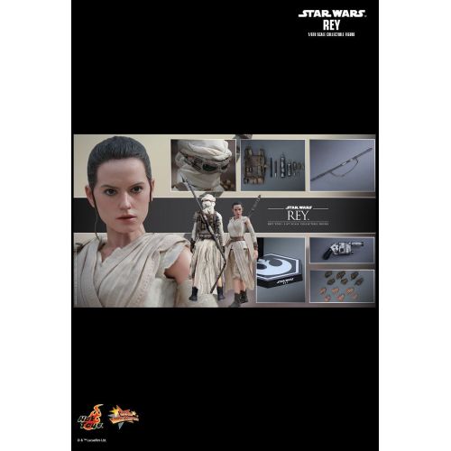 핫토이즈 Hot Toys MMS 336 Star Wars The Force Awakens Rey Daisy Ridley 12 inch Figure NEW