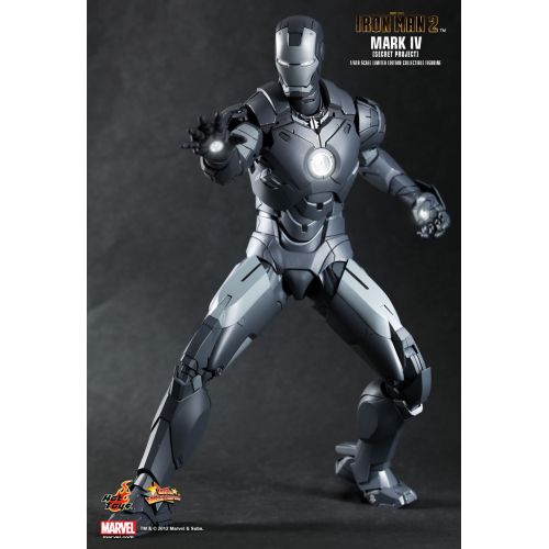 핫토이즈 RARE Hot Toys Iron Man 2 SECRET PROJECT (SDCC) Mark IV 4 12INCH 16 SCALE MMS153