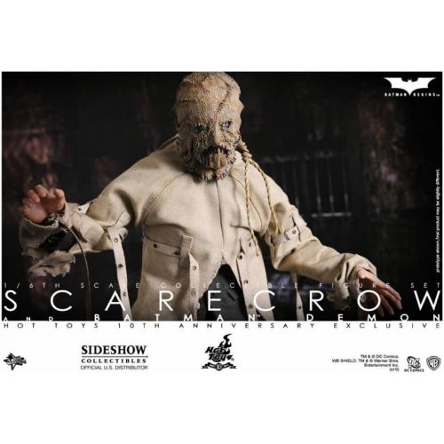 핫토이즈 Hot Toys Batman Begins 10th Anniversary Exclusive Movie Masterpiece Deluxe Collectors 16 Scale Action Figure 2Pack Batman Demon Scarecrow