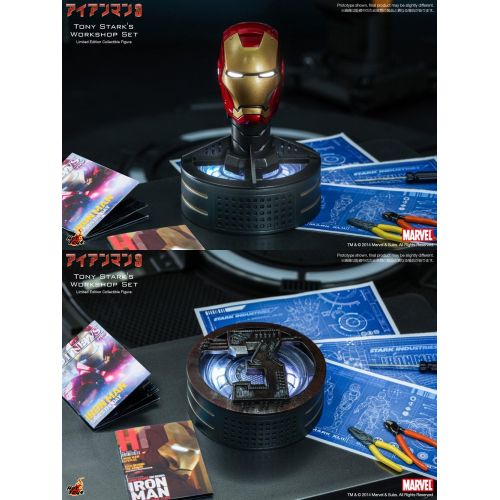 핫토이즈 Development work set [ Hot Toys , Accessories u0026 collection of Iron Man 3 6 Scale Figure Accessories for Tony Stark