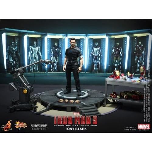 핫토이즈 Hot Toys Iron Man 3 Movie Masterpiece Tony Stark Collectible Figure