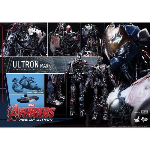 핫토이즈 Hot Toys Movie Masterpiece Ultron Mark 1 Avengers Age of Ultron 16 Sixth Scale Acion Figure