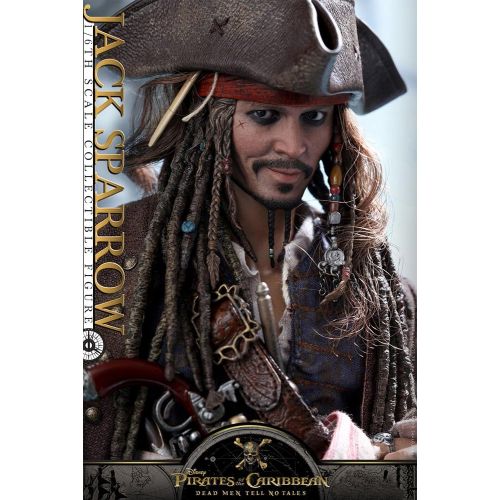 핫토이즈 Hot Toys Captain Jack Sparrow Sixth Scale Figure Pirates of the Caribbean: Dead Men Tell No Tales - DX Series Movie Masterpiece Johnny Depp Action Figure