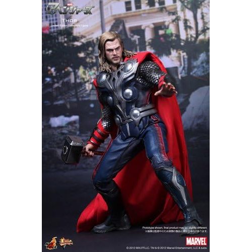 핫토이즈 Hot ToysMovie Masterpiece - 16 Scale Fully Poseable Figure: The Avengers - Thor