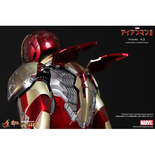 핫토이즈 Hot Toys Iron Man 3 Movie Masterpiece Iron Man Mark XLII Collectible Figure