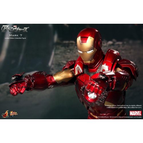 핫토이즈 Hot Toys Marvel Avengers Movie Masterpiece Iron Man Mark VII Collectible Figure