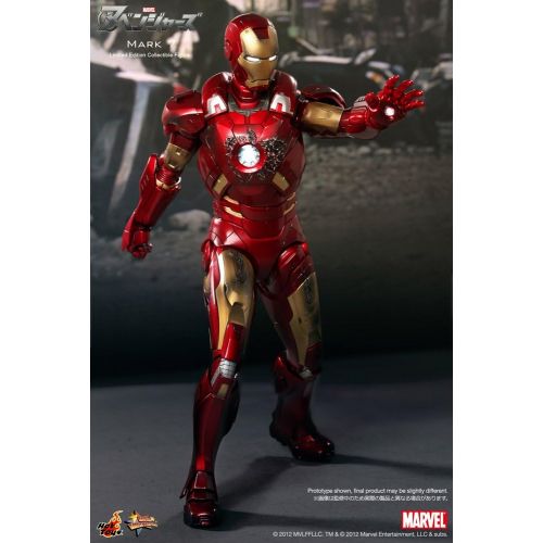 핫토이즈 Hot Toys Marvel Avengers Movie Masterpiece Iron Man Mark VII Collectible Figure