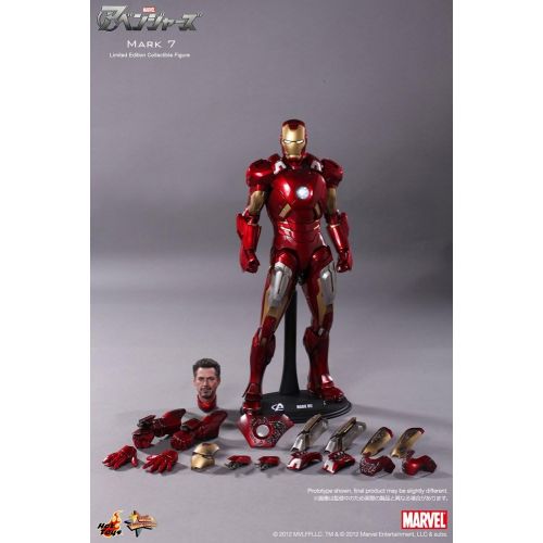 핫토이즈 Hot Toys Marvel Avengers Movie Masterpiece Iron Man Mark VII Collectible Figure