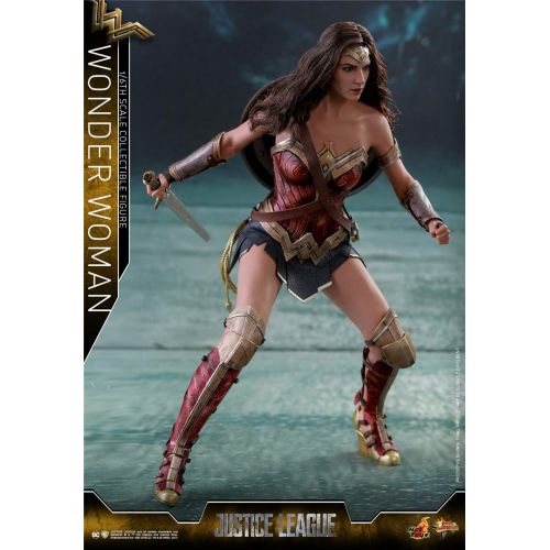 핫토이즈 Hot Toys HT Original DC Justice League Wonder Woman 16th Scale Collectible Figures Deluxe Version Action Figurine Comics MMS451 Collection Cosbaby