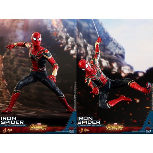 핫토이즈 Hot Toys Marvel Avengers Infinity War Spider-Man Iron Spider Suit 1/6 Scale 12 Action Figure