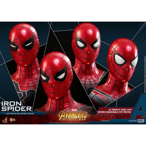 핫토이즈 Hot Toys Marvel Avengers Infinity War Spider-Man Iron Spider Suit 1/6 Scale 12 Action Figure