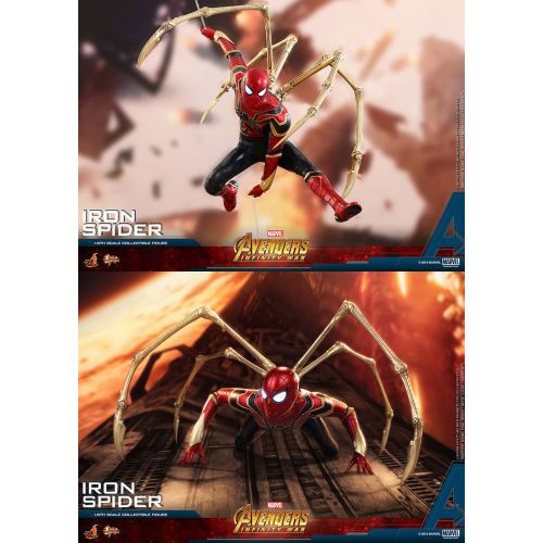 핫토이즈 Hot Toys Marvel Avengers Infinity War Spider-Man Iron Spider Suit 1/6 Scale 12 Action Figure