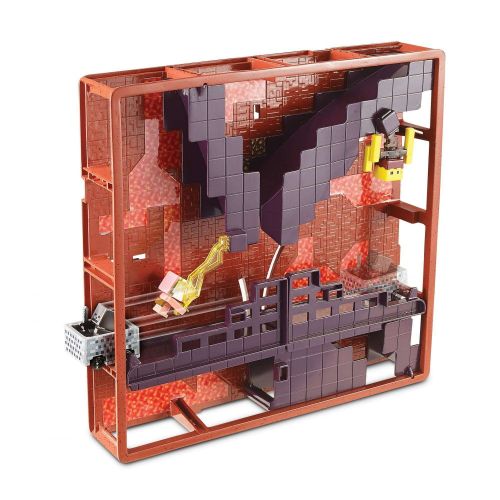  Hot Wheels Minecraft Track Blocks Nether Fortress Play Set