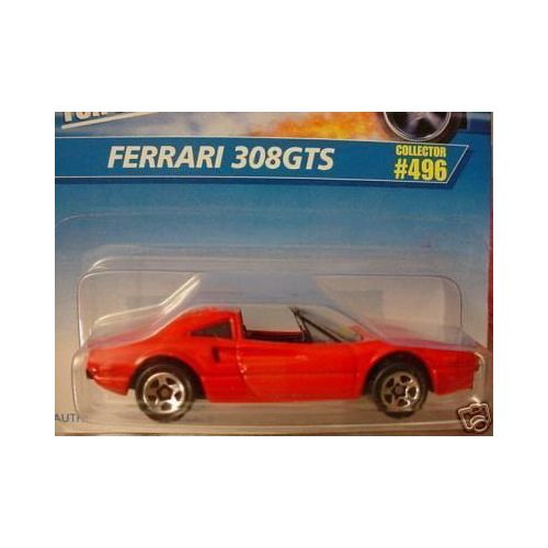  FERRARI 308GTS Hot Wheels 1996 RED Ferrari 308 GTS 1:64 Scale Collectible Die Cast Metal Toy Car Model #496