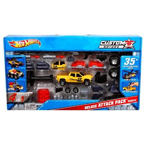 마텔 Mattel Hot Wheels Custom Motors Full Force Deluxe Attack - Vehicle Pack