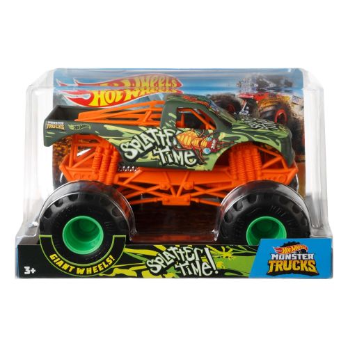  Hot Wheels Monster Trucks 1:24 Scale Splatter Time Vehicle