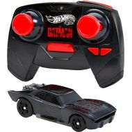 Hot Wheels RC Batmobile from The Batman Movie in 1:64 Scale, Remote-Control Toy Car, Works On & Off Track