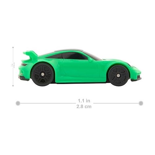  Hot Wheels 1:64 Scale RC Toy Car, Remote-Control Porsche 911 for On & Off Track Racing with USB Cable for Recharging