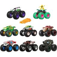 Hot Wheels Monster Trucks, 1 Toy Truck in 1:64 Scale & 1 Crushable Car (Styles May Vary)
