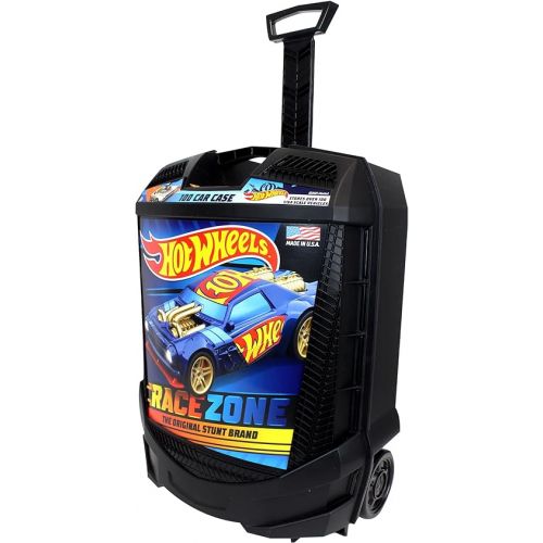  Hot Wheels 100-Car, Rolling Storage Case with Retractable Handle, Model:20135