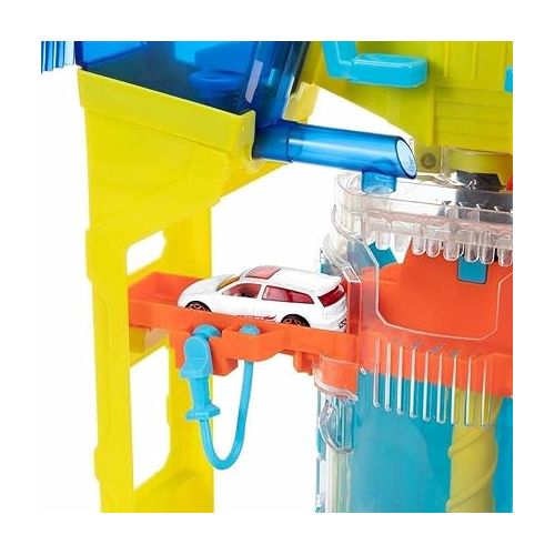  Hot Wheels Mattel Stunt & Splash Car Wash Playset