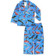 Hot Wheels Racecar Toddler and Boys Flannel Coat Style Pajama Set
