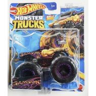 Hot Wheels Monster Trucks Samson Strong-Arm Slam, 2023 Connect and Crash (Purple)