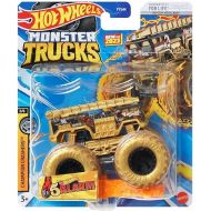 Hot Wheels Monster Trucks 5 Alarm, Includes Connect and Crash Car [Gold]