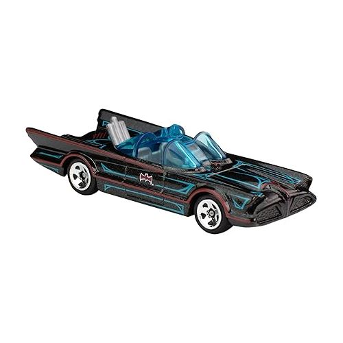  Hot Wheels Batman 5-Pack, Set of 5 Batman-Themed Toy Cars in 1:64 Scale (Styles May Vary)