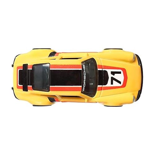  Hot Wheels Car Culture Circuit Legends Vehicles for 3 Kids Years Old & Up, 71 Porsche 911, Premium Collection of Car Culture 1:64 Scale Vehicles