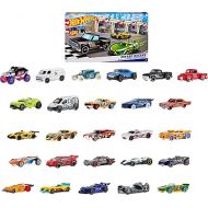 Hot Wheels ABC Racers, Set of 26 1:64 Scale Toy Cars & Trucks with an Alphabet Letter on Each, Colorful Vehicles, Learning Toys for Kids