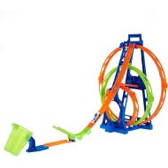 Hot Wheels Toy Car Track Set Triple Loop Kit, 3 Loops & Connects to Other Sets, includes 1:64 Scale Car