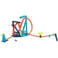 Hot Wheels Toy Car Track Set, Infinity Loop Kit Playset with 1:64 Scale Car, 2 Ways to Play, Stunt & Jumps
