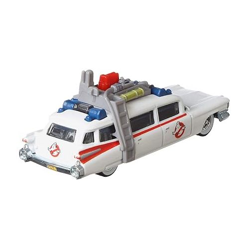  Hot Wheels Real Riders Ghostbusters Classic ECTO-1 Die-Cast Vehicle 1:64 Scale
