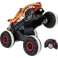 Hot Wheels RC Toy, Remote-Control Monster Trucks Unstoppable Tiger Shark in 1:15 Scale with Terrain Action Tires