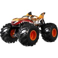 Hot Wheels Toy Monster Trucks, 1:24 Scale Die-Cast Tiger Shark, Oversized Play Vehicle for Kids & Collectors