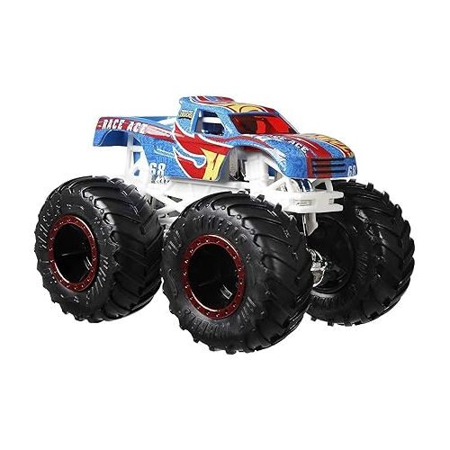  Hot Wheels Monster Trucks Live 8-Pack, Multipack of 1:64 Scale Toy Monster Trucks, Characters from The Live Show, Smashing & Crashing Trucks, Toy for Kids 3 Years Old & Up