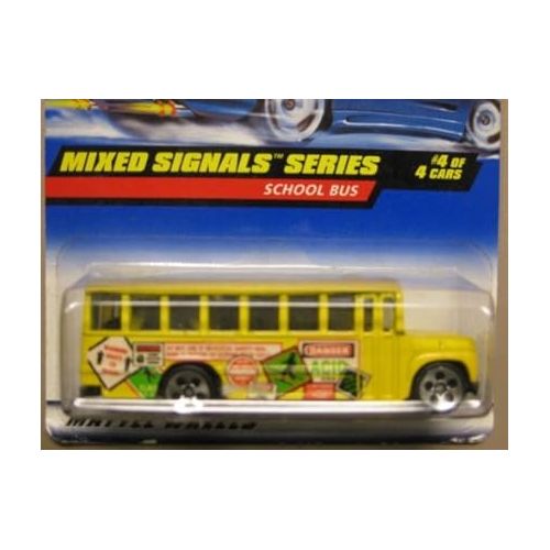  Hotwheels School Bus-Mixed Signals Series #4-4 #736