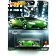Metal Hotwheels Premium Car Culture Lamborghin Huracan LP 610-4 [Green] - Exotic Envy 5/5 for Unisex Children