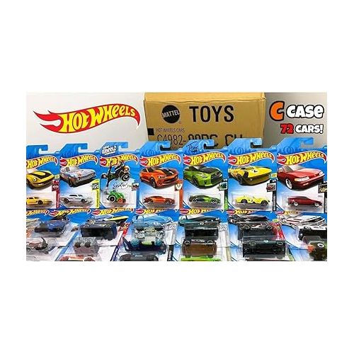  Mattel Hot Wheels 72 Count Random Case Basic Die-Cast Toy Cars