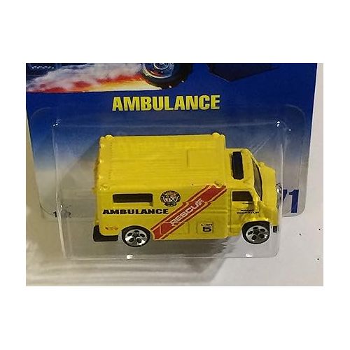  Hot Wheels 1991-71 Ambulance Blue Card 1:64 Scale