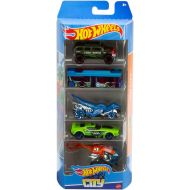 Hot Wheels 5-Car Pack of 1:64 Scale Vehicles, Gift for Collectors & Kids Ages 3 Years Old & Up