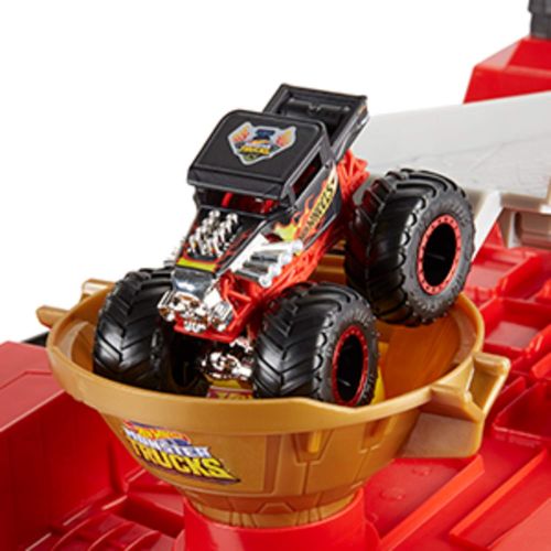  [아마존 핫딜] [아마존핫딜]Hot Wheels Monster Trucks Downhill Race & Go Playset