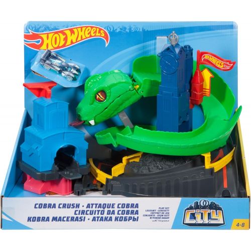  Hot Wheels City Cobra Crush Playset