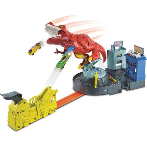  Hot Wheels City T-Rex Rampage