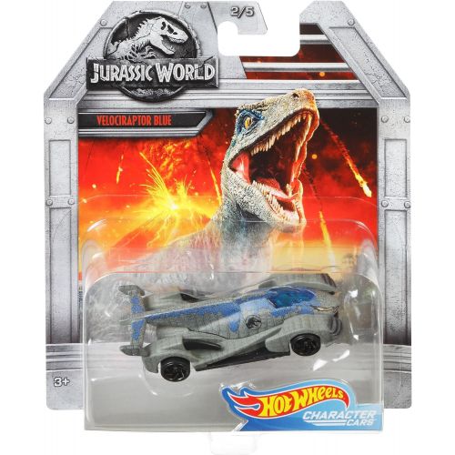  Hot Wheels Jurassic World Velociraptor Blue Vehicle