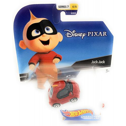  Hot Wheels Disnery Pixar Character Cars Series 7 1/64 Scale Jack Jack Vehicle(6/6)