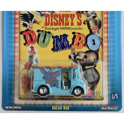  Hot Wheels Disney Premium Dumbo, Blue Bread Box 2/5