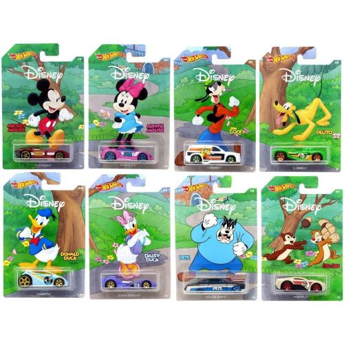  Hot Wheels 2019 Disney 90th Anniversary Exclusive 8 Car Set All 8 Included.
